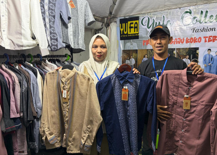 Baju Koko Motif Songket Jadi Produk Unggulan Yufa Collection di PRK 2026
