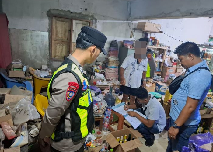 Jelang Ramadhan 2026, Polsek Sragi Razia Miras di Warung Sembako dan Tempat Karaoke