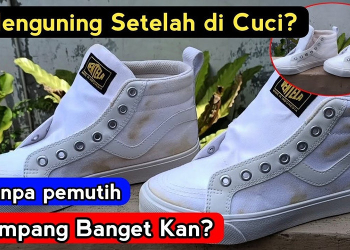 5 Trik Ampuh yang Dapat Memutihkan Sepatu Kuning dengan Cepat Secara Alami