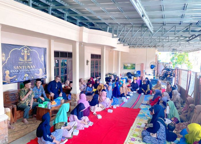 Wujudkan Semangat Justice for Everyone, HAIP LAW FIRM Gelar Santunan Anak Yatim dan Dhuafa