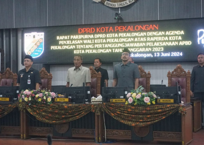 Rapat Paripurna DPRD Kota Pekalongan: Wali Kota Jelaskan Pertanggungjawaban Pelaksanaan APBD 2023