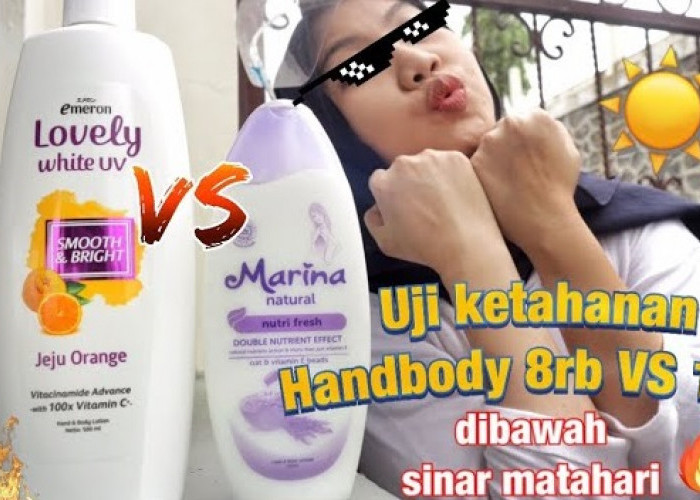 Review Battle Handbody Murah Marina Vs Emeron untuk Melembapkan dan Mencerahkan Kulit