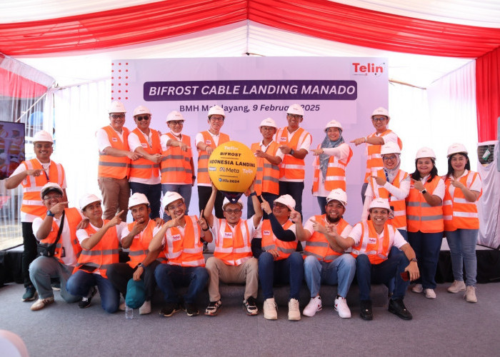 Telin Perlebar Gerbang Digital Indonesia, Kabel Bifrost Mendarat di Manado