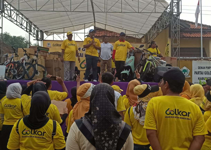 Gelar Senam Golkar Bersatu, Seluruh Kader dan Simpatisan Partai Diajak Menangkan Faiz-Suyono di Pilkada Batang