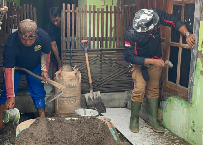 Lapas Pekalongan Bakti Sosial Perbaiki TPQ dan Madin Al Mubarokah dalam Rangka Hari Bakti IMIPAS ke-1