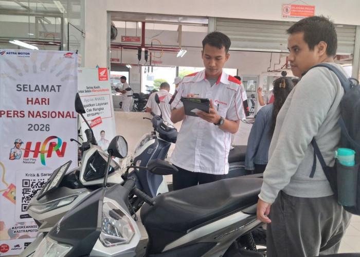 Manjakan Jurnalis di Hari Pers Nasional 2026, Astra Motor Jateng Bagi-Bagi Servis Gratis dan Oli MPX2