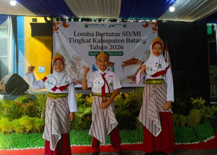 Lomba Bertutur Disperpuska Batang 2026 Jadi Strategi Tekan Krisis Literasi Anak