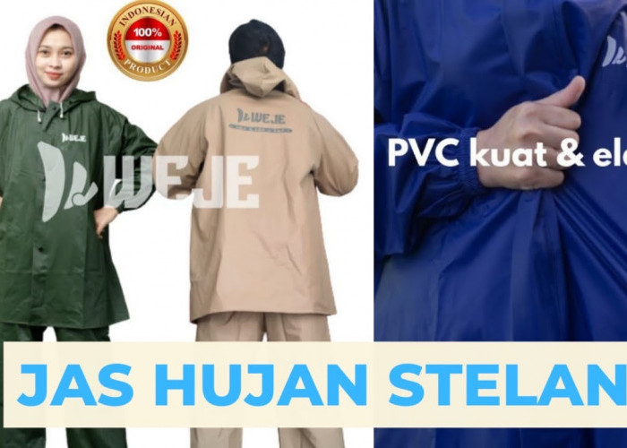 Premium! Simak, 5 Rekomendasi Jas Hujan Setelan Berbahan PVC yang Waterproof dan Tahan Lama