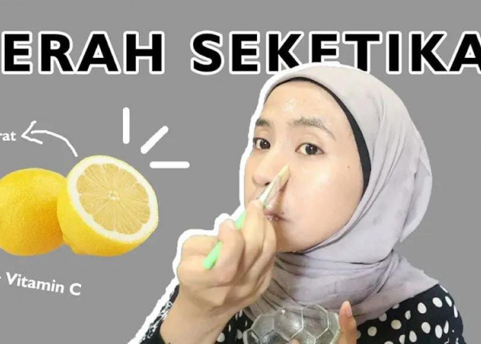 2 Tips Pakai Lemon untuk Menghilangkan Flek Hitam di Wajah Agar Cepat Glowing dan Cerah!