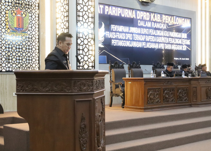 Jawaban Bupati Pekalongan Atas Pandangan Umum Fraksi-fraksi Terhadap Raperda Pertanggungjawaban APBD 2024