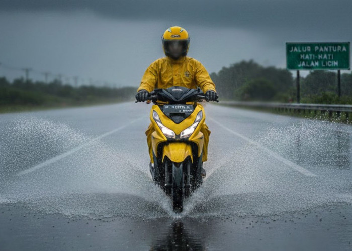 Waspada Aquaplaning di Jalur Pantura, Mengerem Mendadak Saat Hujan Bisa Jadi Fatal