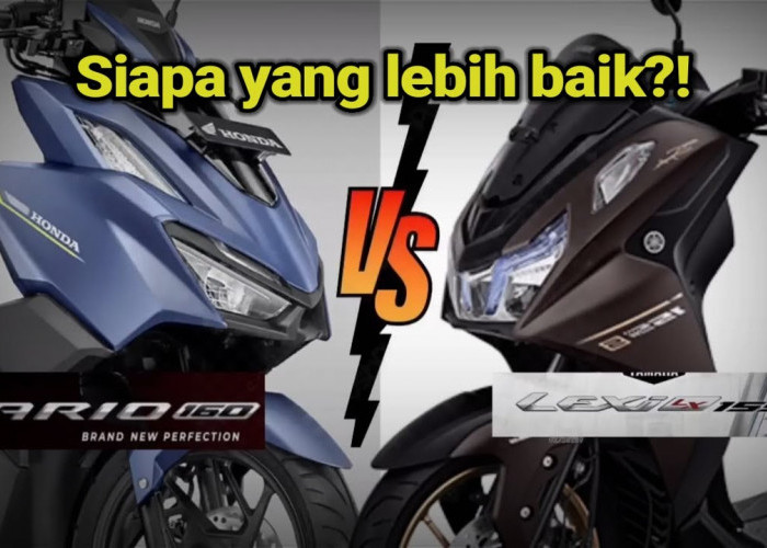 Manakah yang Lebih Baik? Inilah Battle Motor Honda Vario 160 dengan Yamaha Lexi 155