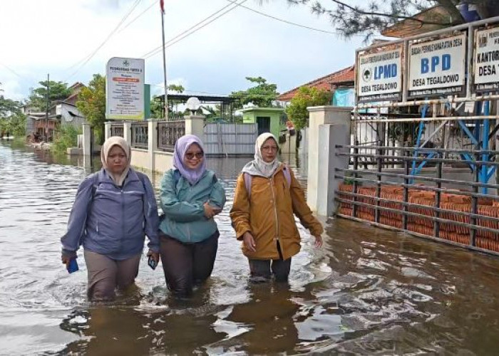 Puskesmas Tirto 2 di Desa Tegaldowo Terendam Banjir, Puskesmas Darurat Dibuka di Desa Jeruksari