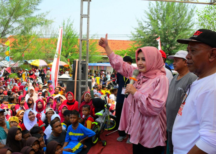Bupati Pekalongan Fadia Arafiq Hadiri Jalan Sehat di Kecamatan Wonokerto