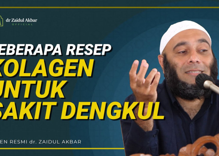 Inilah Resep Kolagen dan Makanan yang Ampuh Meredakan Nyeri Lutut ala dr. Zaidul Akbar