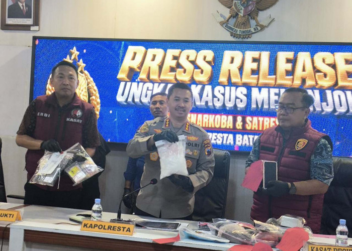 Polresta Batang Ungkap 779 Gram Sabu, Kapolresta: Senilai Rp1 Miliar Lebih dan Selamatkan 7.790 Jiwa