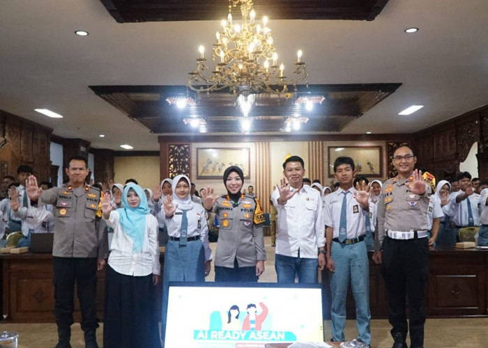 Polres Batang Gandeng MAFINDO Edukasi Pelajar Hadai Era AI dan Hoaks Canggih