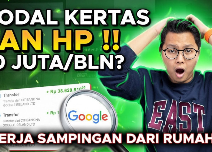 Kerja Sampingan dari Rumah dengan Modal Kertas dan HP, Potensi Penghasilan HIngga 30 Juta per Bulan! Mau?