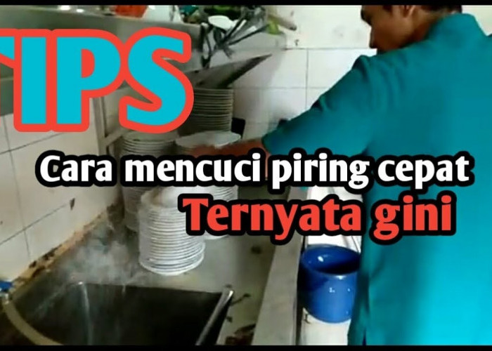 Gak Usah Pusing Lagi Lihat Cucian di Wastafel Numpuk, Emak-emak ini Bagikan Trik Ampuh Agar Cepat Cuci Piring