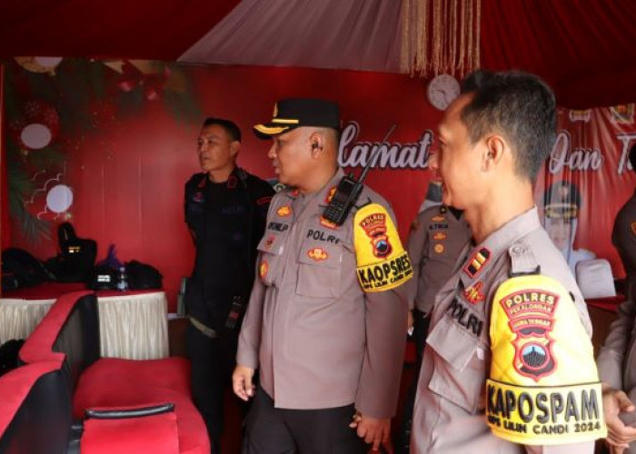 Kapolres Pekalongan Pantauan di Pos Pam Rest Area 338A Pekalongan