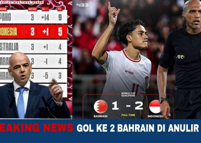 Breaking News! FIFA Akhirnya Putuskan Menganulir Gol Kedua Bahrain? Wasit Ahmed Al Kaf Dihentikan