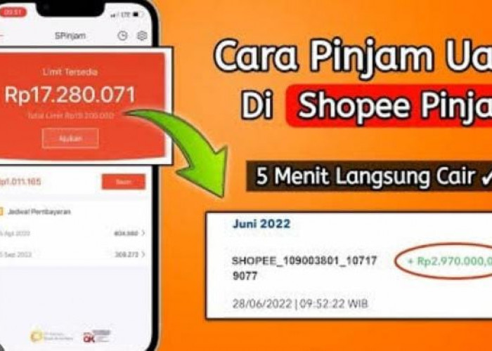 5 Menit Langsung Cair, Begini Cara Pinjam Uang di Shopee untuk Pengguna Baru 2023 Anti Ribet Cuma 2 Syarat Aja