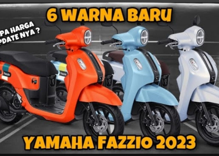 Warna Baru Yamaha Fazzio 2024 Tampilan Kini Semakin Fashionable