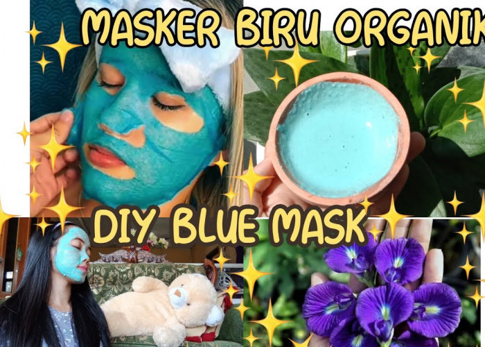 Cara Membuat Masker Kolagen Dari Bunga Telang, Rahasia Wajah Mulus dan Glowing dengan 1 Bahan
