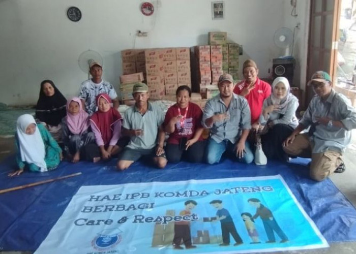 Himpunan Alumni Fakultas Kehutanan dan Lingkungan IPB Komda Jawa Tengah Galang Dana untuk Korban Banjir Demak