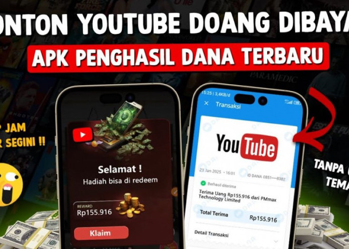 Cara Mendapatkan Saldo DANA Gratis dari Nonton Youtube Short, Warga Pekalongan Bisa Gajian Sampai Rp 1 Juta!