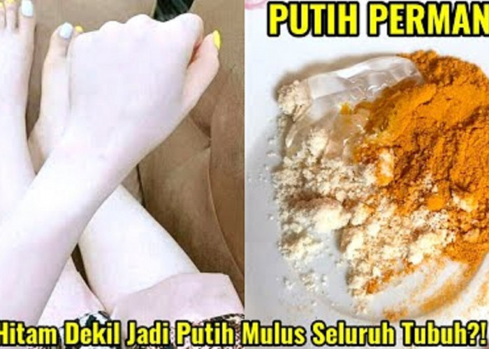 Inilah 5 Cara Cepat Memutihkan Badan Secara Alami dalam 1 Hari, Kulit Jadi Puti Permanen Bebas Noda Anti Kusam