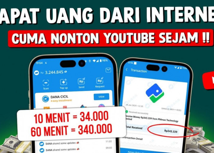 Cara Nonton Youtube Dibayar Uang Tanpa Undang Teman, 1 Jam Dapat 22 Dolar!