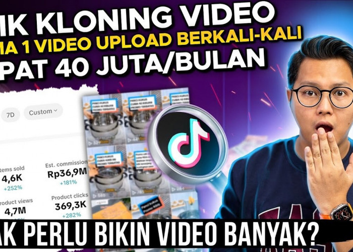 Trik Cloning Video: Modal 1 Video, Hasilkan 30 Juta per Bulan Tanpa Bikin Video Lagi! Begini Caranya