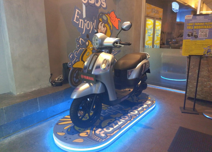 Yamaha & amp; Odds Caffee Bagi-bagi Fazzio Full Modif Cuma Modal Ngopi