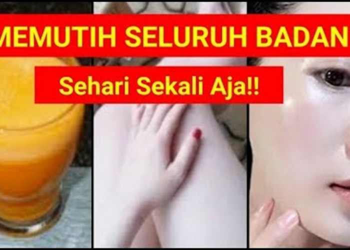 3 Minuman yang Membuat Kulit Putih Bersih, Yuk Ikuti Resepnya