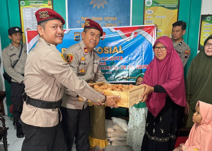 Peringati Hari Jadi Fungsi Reserse ke-78, Sat Reskrim Polres Pekalongan Kota Bakti Sosial di Panti Asuhan