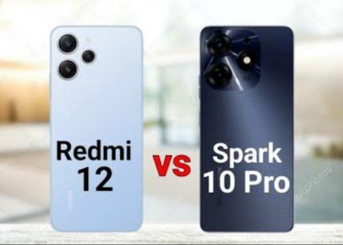 Keduanya Pake Model Kamera Boba! Review Perbandingan Redmi 12 dengan Tecno Spark 10 Pro, Menarik Mana?