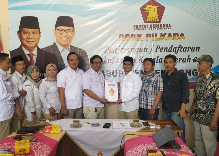 Pengusaha Properti Asal Tirto, Akhirul Huda Mendaftar Bakal Calon Wakil Bupati Pekalongan Lewat Partai Gerindr