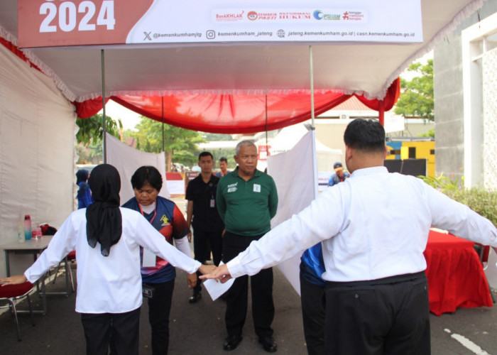 Kakanwil Kemenkumham Jateng Pastikan Tes CPNS Tahun 2024 Adil dan Transparan