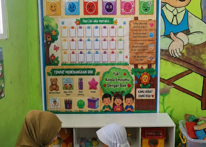 Pengelolaan Perilaku Peserta Didik Melalui Media Pojok Emosi dan Galaksi Bintang Prestasi di TK Tunas Harapan