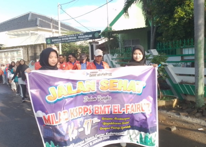 Rayakan Milad ke-17, BMT El Fairuz Gelar Jalan Sehat dan Aksi Sosial, Tegaskan Komitmen Lembaga Keuangan Sehat
