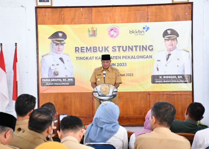 Plh Bupati Pekalongan Membuka Rembuk Stunting Tingkat Kabupaten Tahun 2023