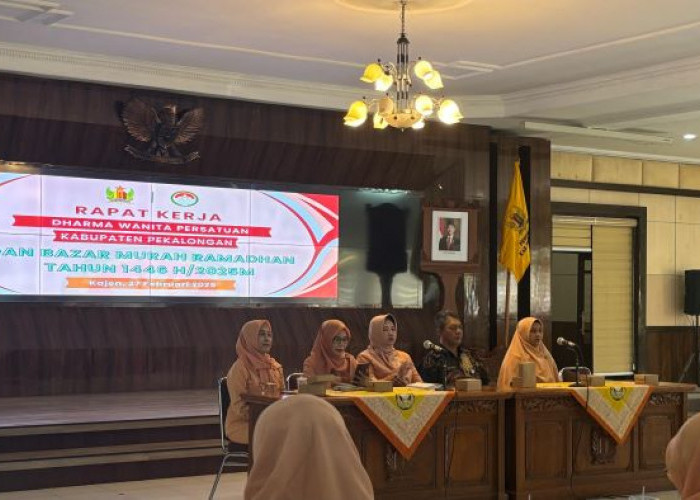 Rapat Kerja DWP Kabupaten Pekalongan, Diramaikan Bazar Murah Ramadhan 1446 H dan Cek Kesehatan Gratis 