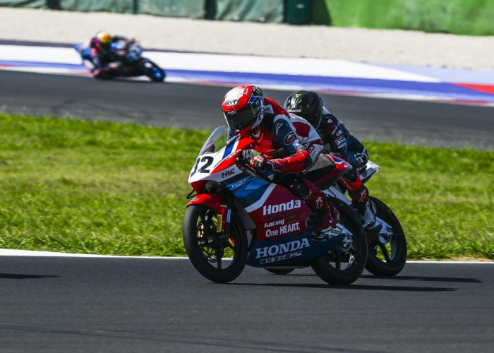 Pebalap Astra Honda Melesat Kencang Tembus 5 Besar di JuniorGP San Marino 