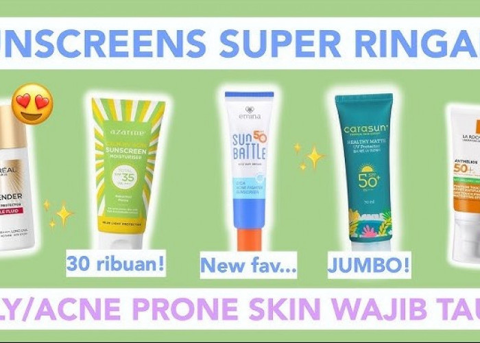 4 Sunscreen yang Ringan di Kulit, Nyaman Dipakai Seharian Tanpa Takut Belang