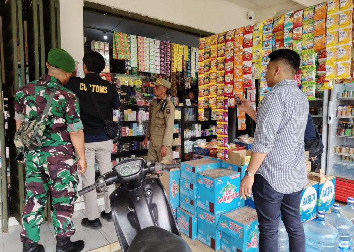 Satpol PP Batang dan Bea Cukai Tegal Sita 10.408 Batang Rokok Ilegal