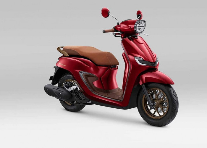 New Honda Stylo 160 Dengan Warna Spesial Burgundy, Semakin Mewah Dan Retro