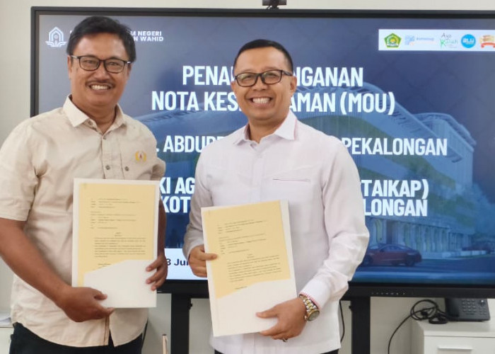 Dorong Pengembangan Sport Science, UIN Gus Dur - KONI Kabupaten Pekalongan Teken MoU