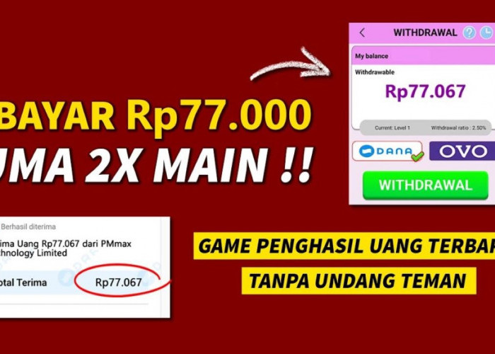 Main Puzzle Bentar Dapat Rp77 Ribu, Game Penghasil Saldo DANA Tanpa Undang Teman