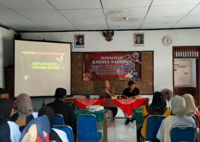 Cegah dan Berantas Narkoba, Polsek Karangdadap Sosialisasi P4GN di Desa Kalilembu Pekalongan